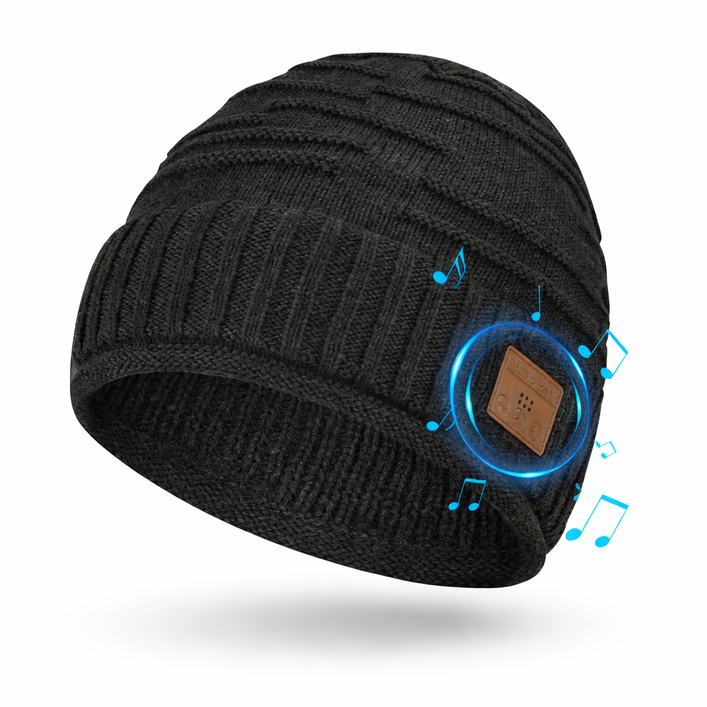 TechSight.vision Bonnet Bluetooth Appel et Musique - Chapeau Mains-Libres Doublure Velours Automne Hiver