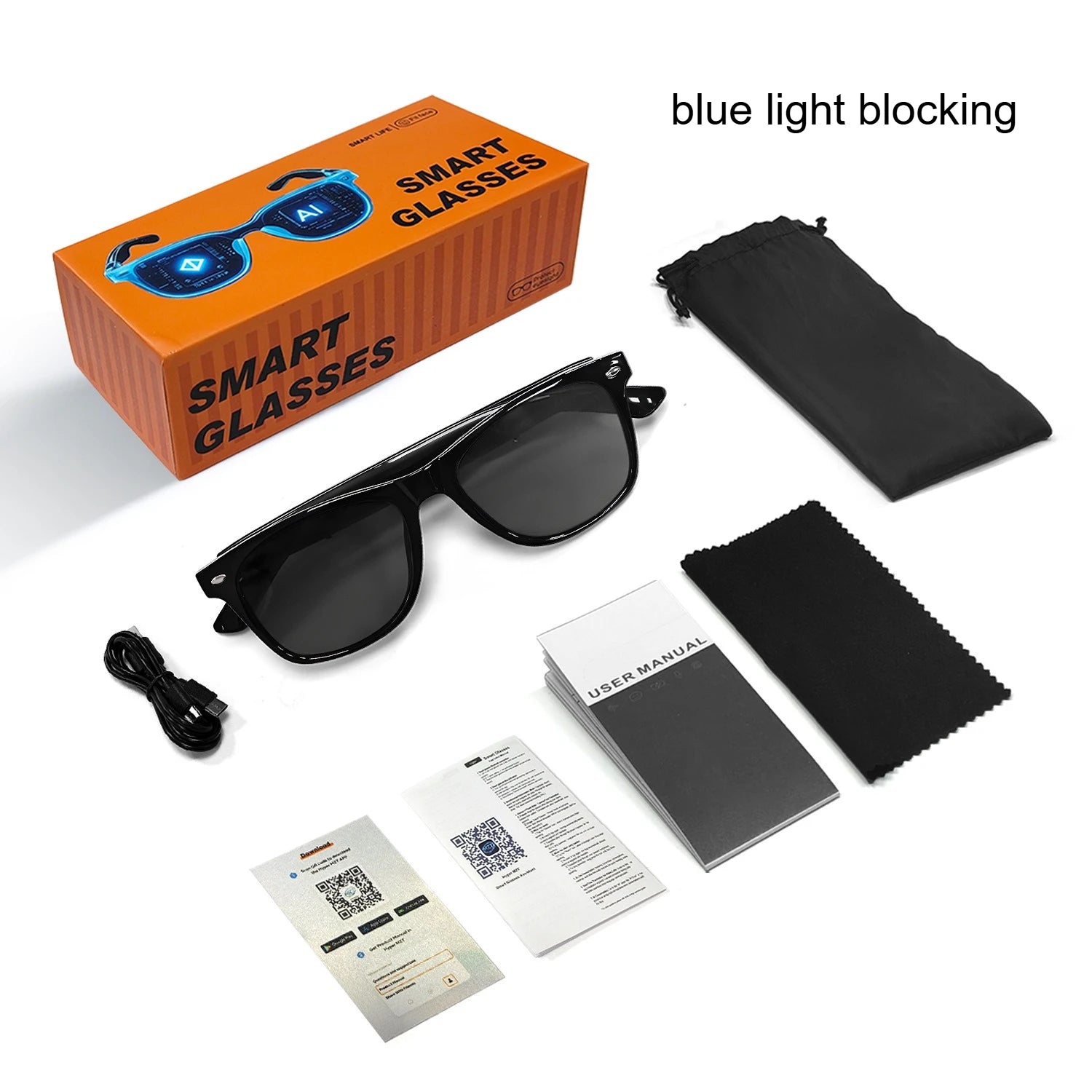 TechSight.vision Chic | Lunettes Connectées Femme – Verres Correcteurs Compatibles, Traduction IA 100+ Langues & Appels HD