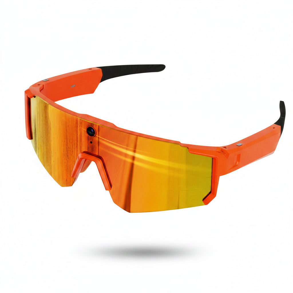 Lunettes AI TechSight V06 – Caméra 800W HD, Anti-Shake, Bluetooth & Assistant Vocal