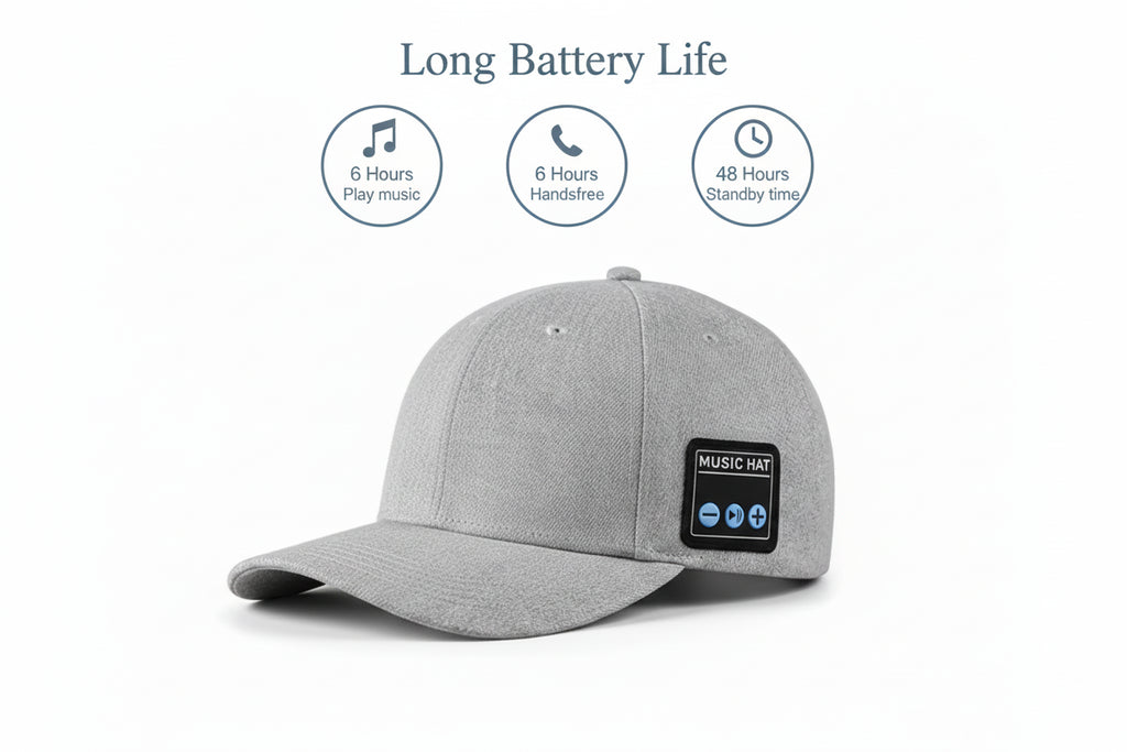 TechSight.vision - Casquette Bluetooth avec Haut-Parleurs Intégrés