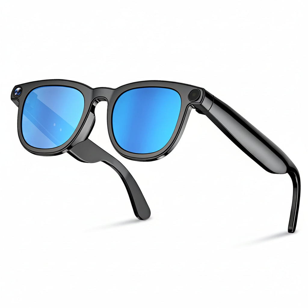 Smart Glasses AI Pro | Caméra 8MP HD, Bluetooth 5.3 & Assistant Vocal – TechSight.vision