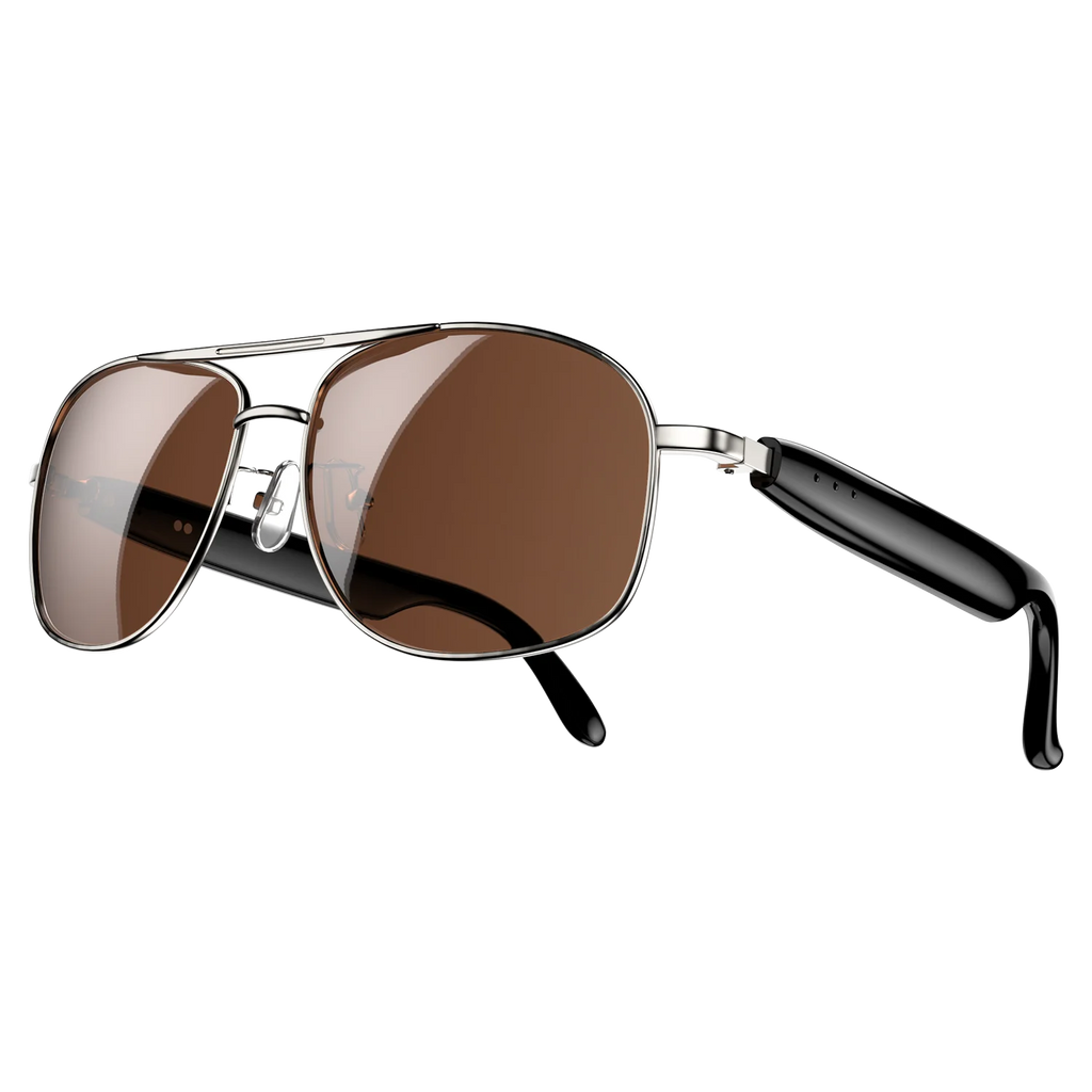 TechSight Vision D1 Pro – Lunettes Connectées Audio Bluetooth, Protection UV, IP54