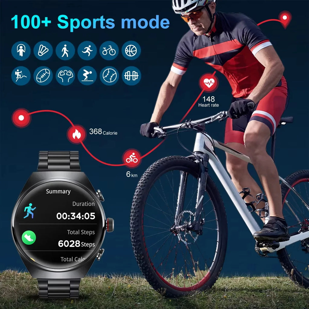 TechSight.vision | Smartwatch 2-en-1 + Écouteurs TWS – NFC, Appel Bluetooth & Suivi Santé