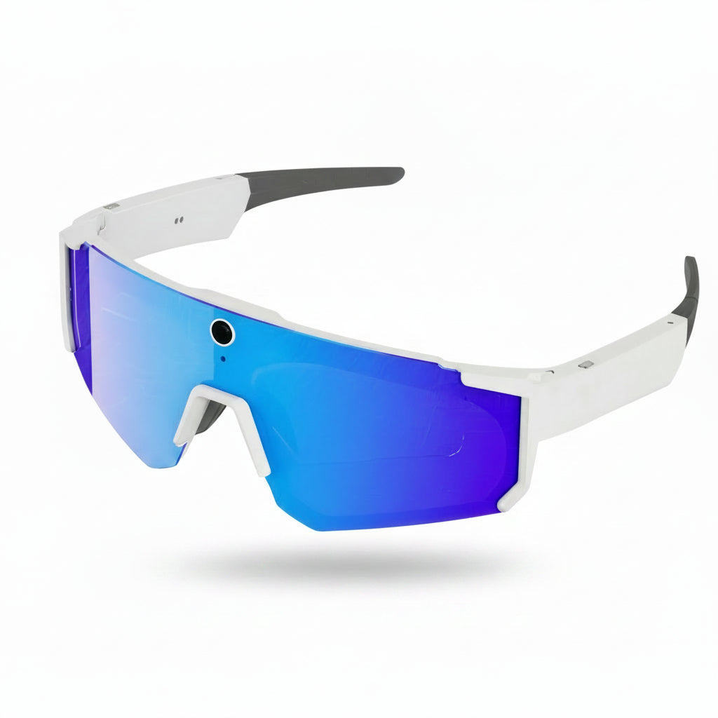 Lunettes AI TechSight V06 – Caméra 800W HD, Anti-Shake, Bluetooth & Assistant Vocal