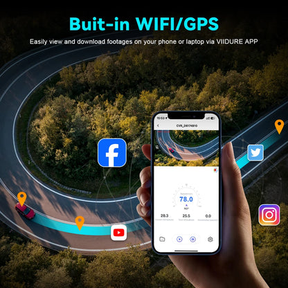 "Soam 4K Dash Cam ADAS WiFi GPS - TechSight.vision"