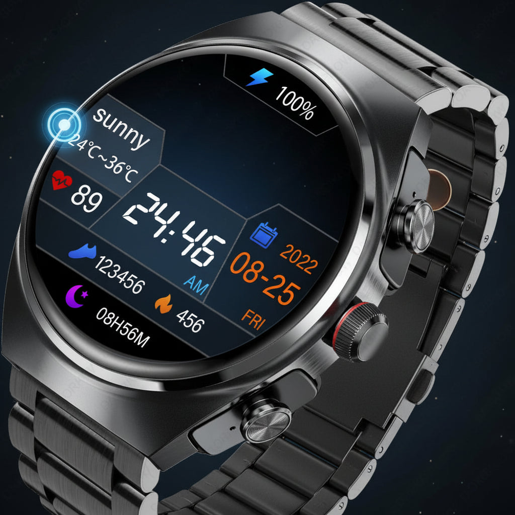 DAORKOW GT95 – Smartwatch 2-en-1 + Écouteurs TWS | NFC, GPS, AMOLED 1.53" | TechSight.vision