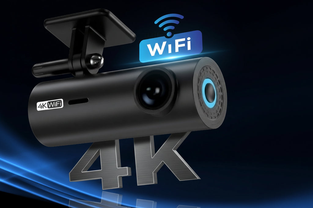 TechSight Dash Cam 4K Ultra HD | WiFi, Vision Nocturne & Parking 24h