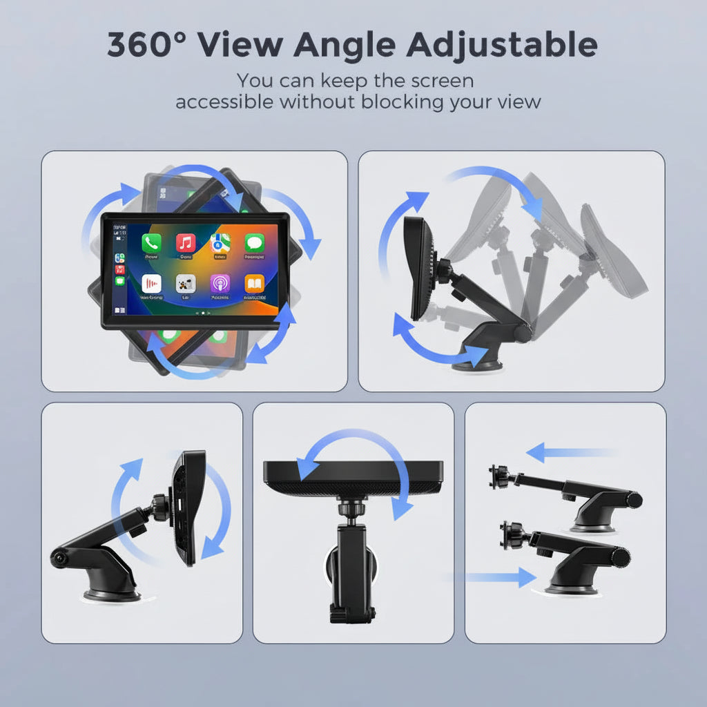 TechSight.vision - Autoradio 7" CarPlay & Android Auto Sans Fil