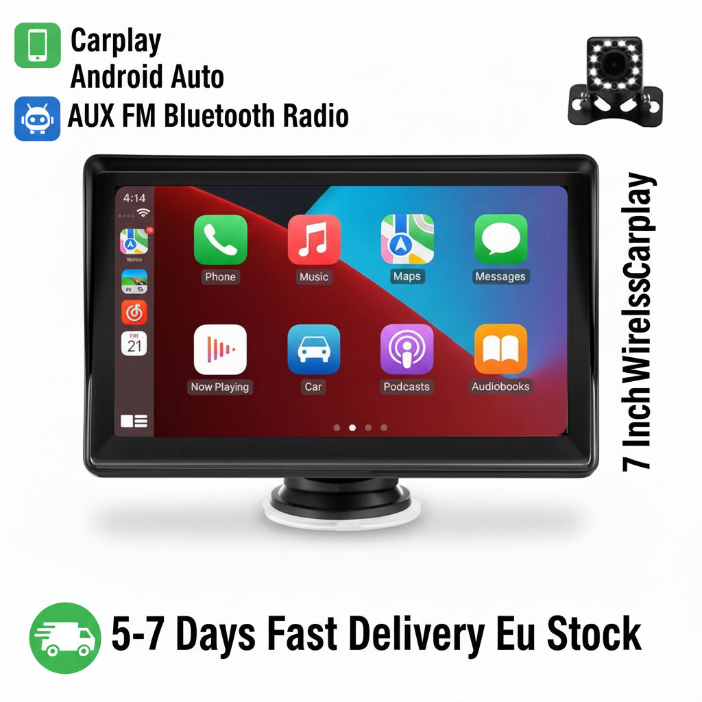 TechSight.vision - Autoradio 7" CarPlay & Android Auto Sans Fil