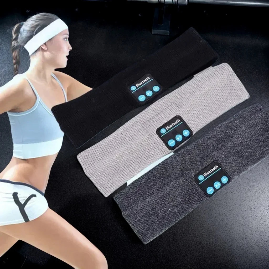 TechSight.vision - Bandeau Bluetooth Sans Fil pour Sommeil et Sport