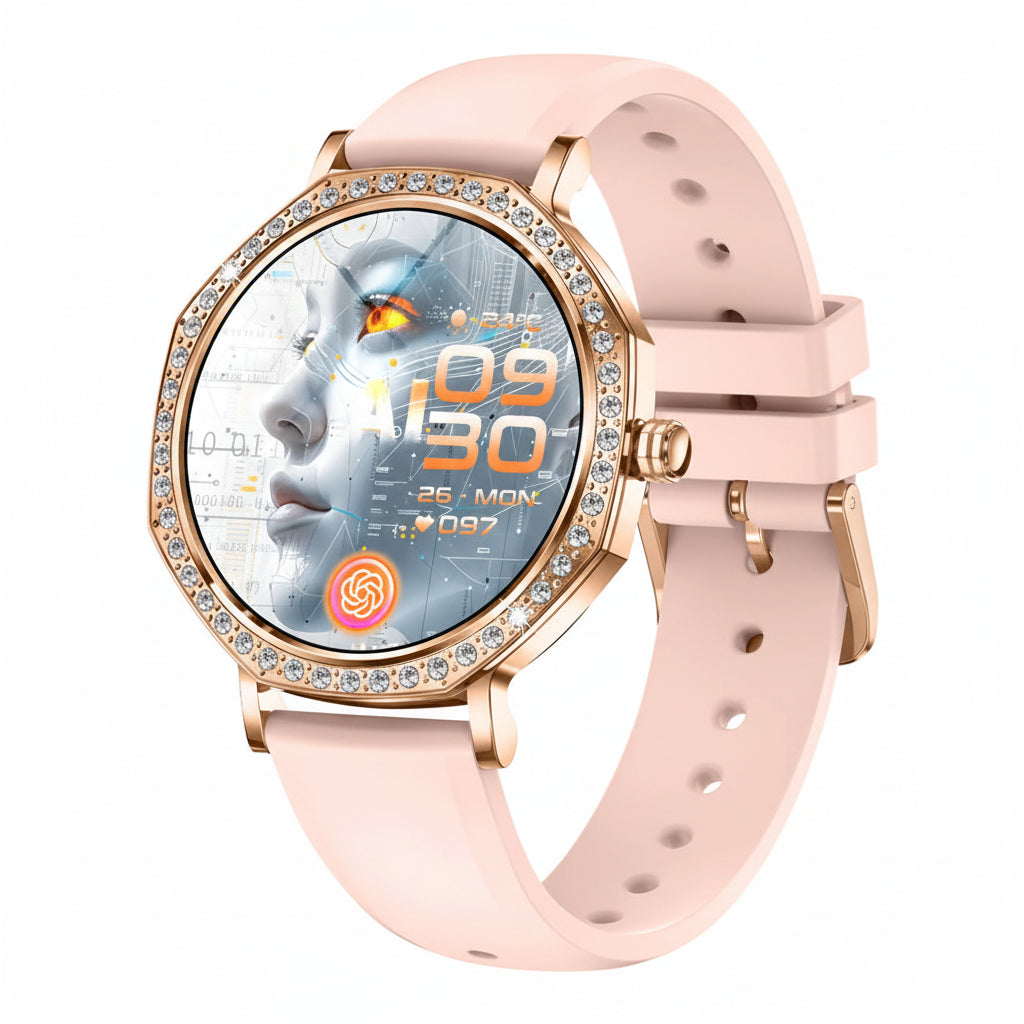 Montre Élégance Diamant Femme by TechSight.vision