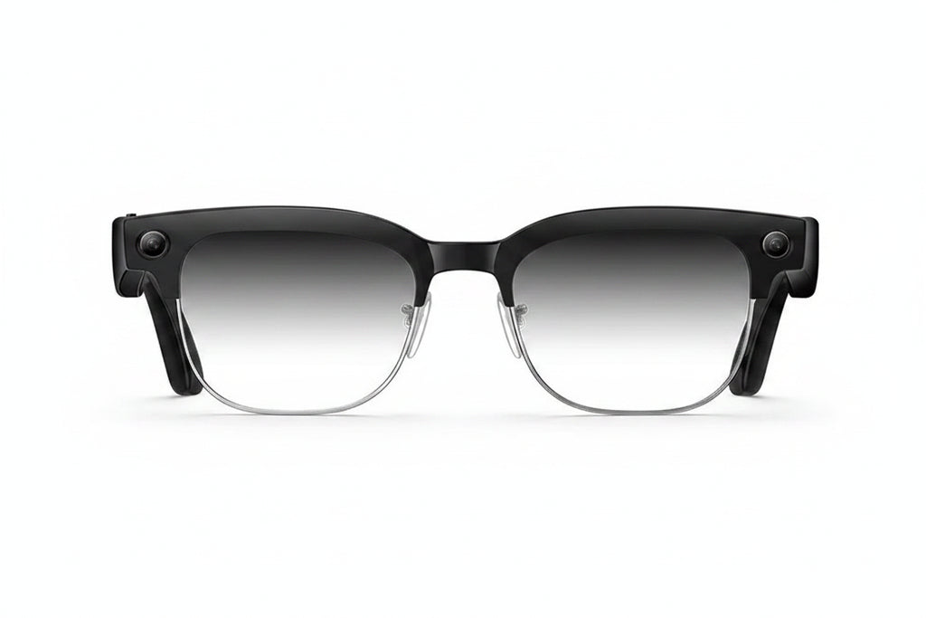 TechSight AI Glass 4K – Lunettes Intelligentes | Caméra 4K 8MP, Traduction IA, Réveil Vocal & Anti-Lumière Bleue