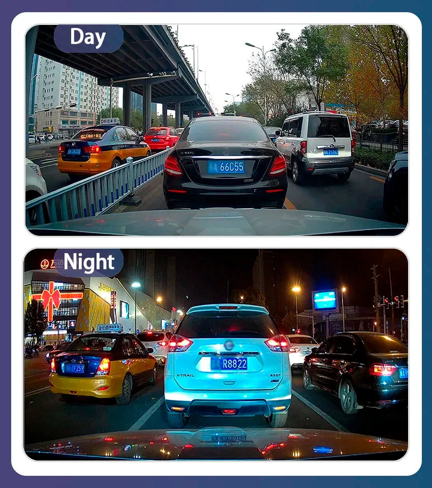 TechSight Dash Cam 4K Ultra HD | WiFi, Vision Nocturne & Parking 24h