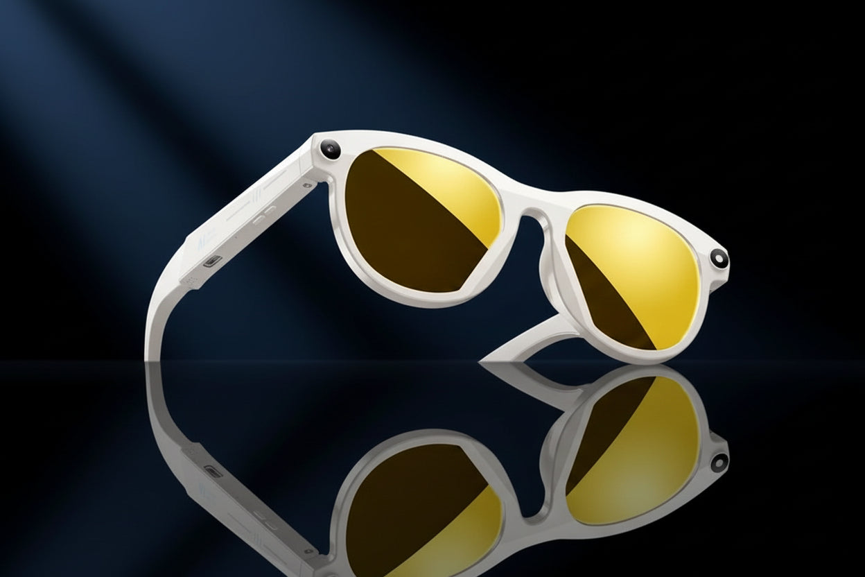 Lunettes Connectées Lenovo 8K AI — Appels Bluetooth, Assistant Vocal & Caméra HD | TechSight.vision