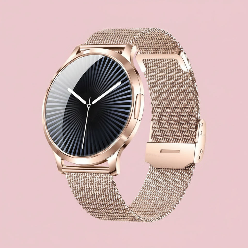 TechSight.vision | Smartwatch Femme AMOLED 1.32" – Appel Bluetooth, GPS & Suivi Santé