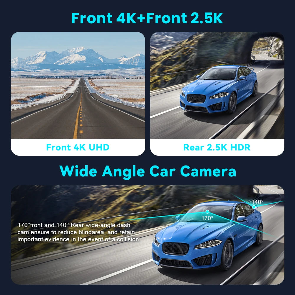 "Soam 4K Dash Cam ADAS WiFi GPS - TechSight.vision"