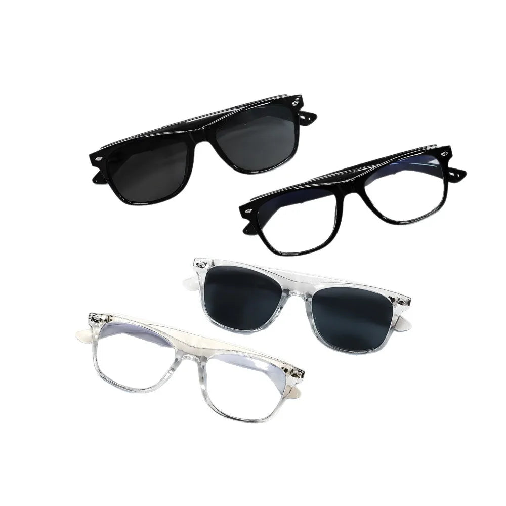 TechSight.vision Chic | Lunettes Connectées Femme – Verres Correcteurs Compatibles, Traduction IA 100+ Langues & Appels HD