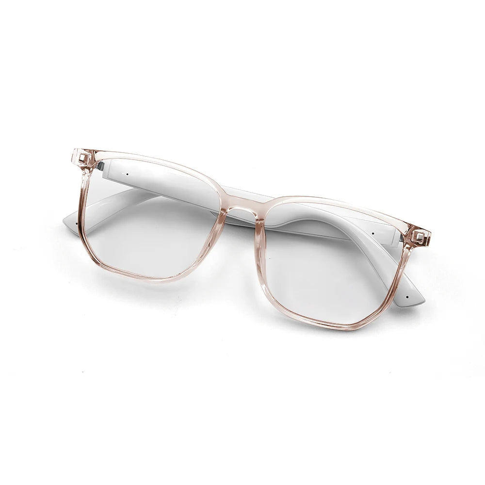 TechSight.vision Élégance | Lunettes Connectées Femme – Bluetooth 5.3, Verres Anti-Lumière Bleue & Audio HI-FI
