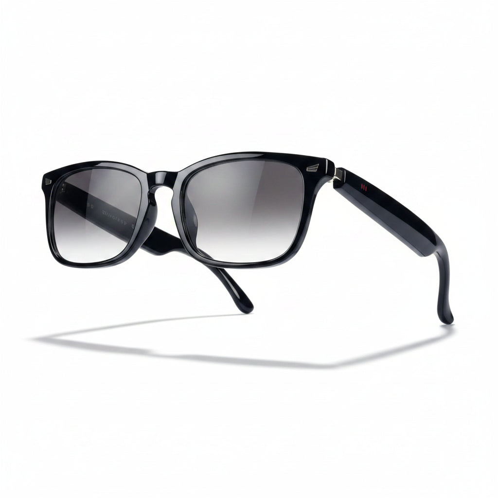 TechSight.vision CK03 – Lunettes Audio Intelligentes | Traduction IA, Musique, Appels & Verres Photochromiques