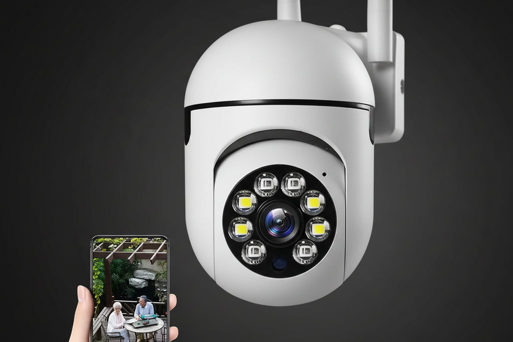Caméra WiFi PTZ 3MP - Surveillance Intelligente avec Vision Nocturne Couleur