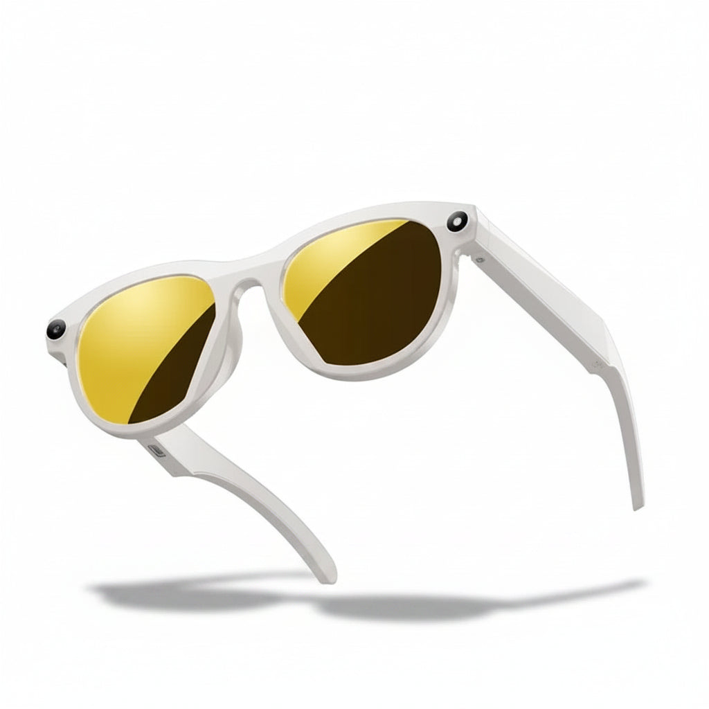 Lunettes Connectées Lenovo 8K AI — Appels Bluetooth, Assistant Vocal & Caméra HD | TechSight.vision