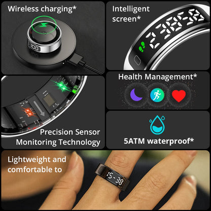 Bague Connectée COLMI R12 - TechSight.vision | Écran Tactile & Suivi Santé