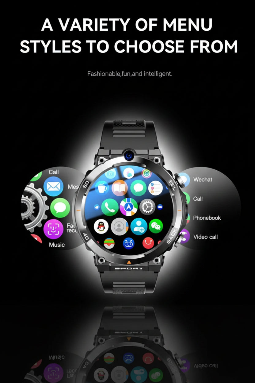TULX H10 – Smartwatch 4G Android | GPS, WiFi, Écran 1.39" HD | TechSight.vision