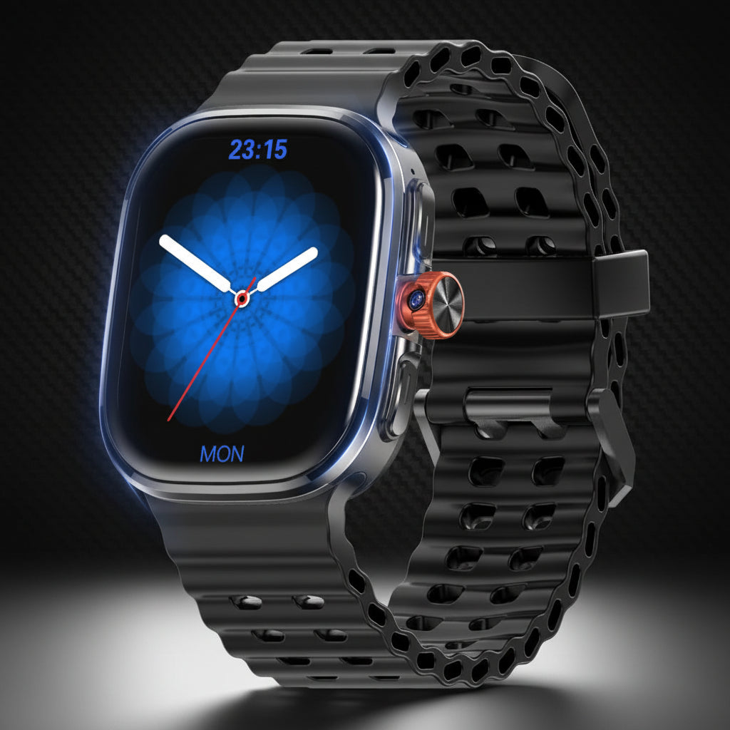 TechSight.vision | Smartwatch Android M99 Mini – 5G, AMOLED 2.29", Caméra Rotative 8MP & GPS