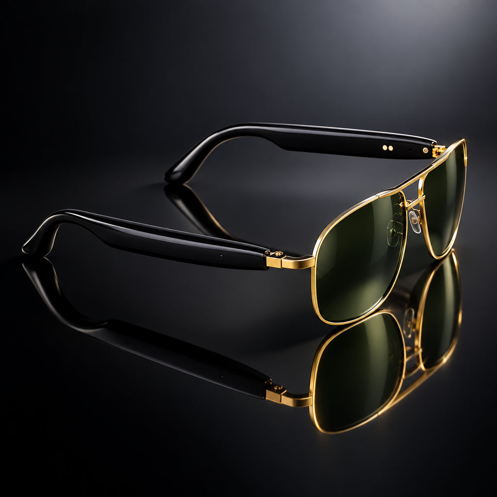 TechSight Vision D1 Pro – Lunettes Connectées Audio Bluetooth, Protection UV, IP54