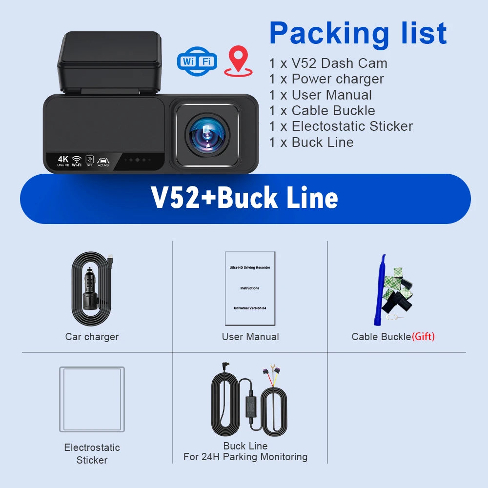 "Soam 4K Dash Cam ADAS WiFi GPS - TechSight.vision"