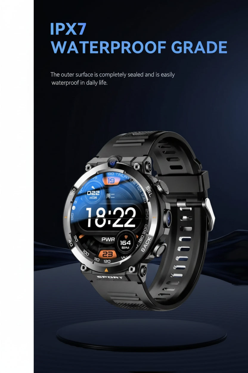TULX H10 – Smartwatch 4G Android | GPS, WiFi, Écran 1.39" HD | TechSight.vision