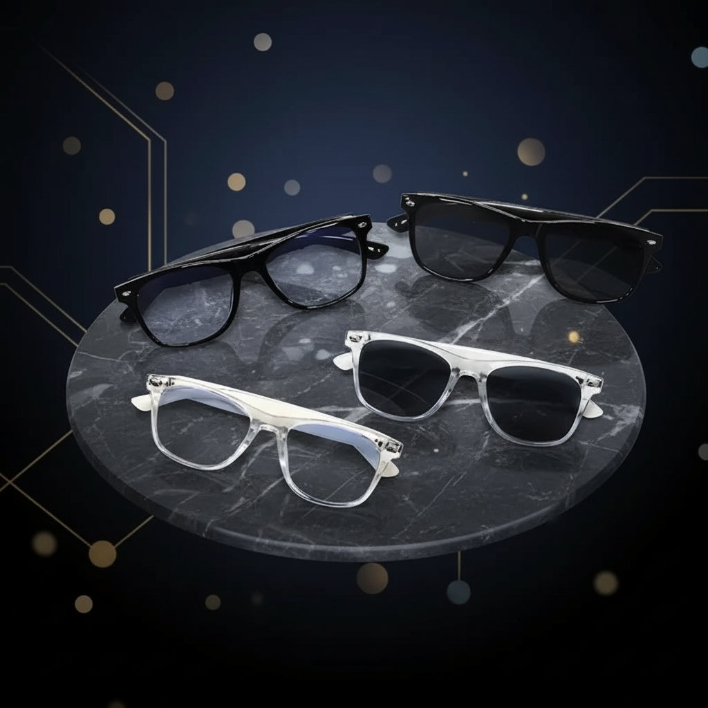 Lunettes Connectées AI  — Appels, Musique & Traduction | Homme & Femme | TechSight.vision