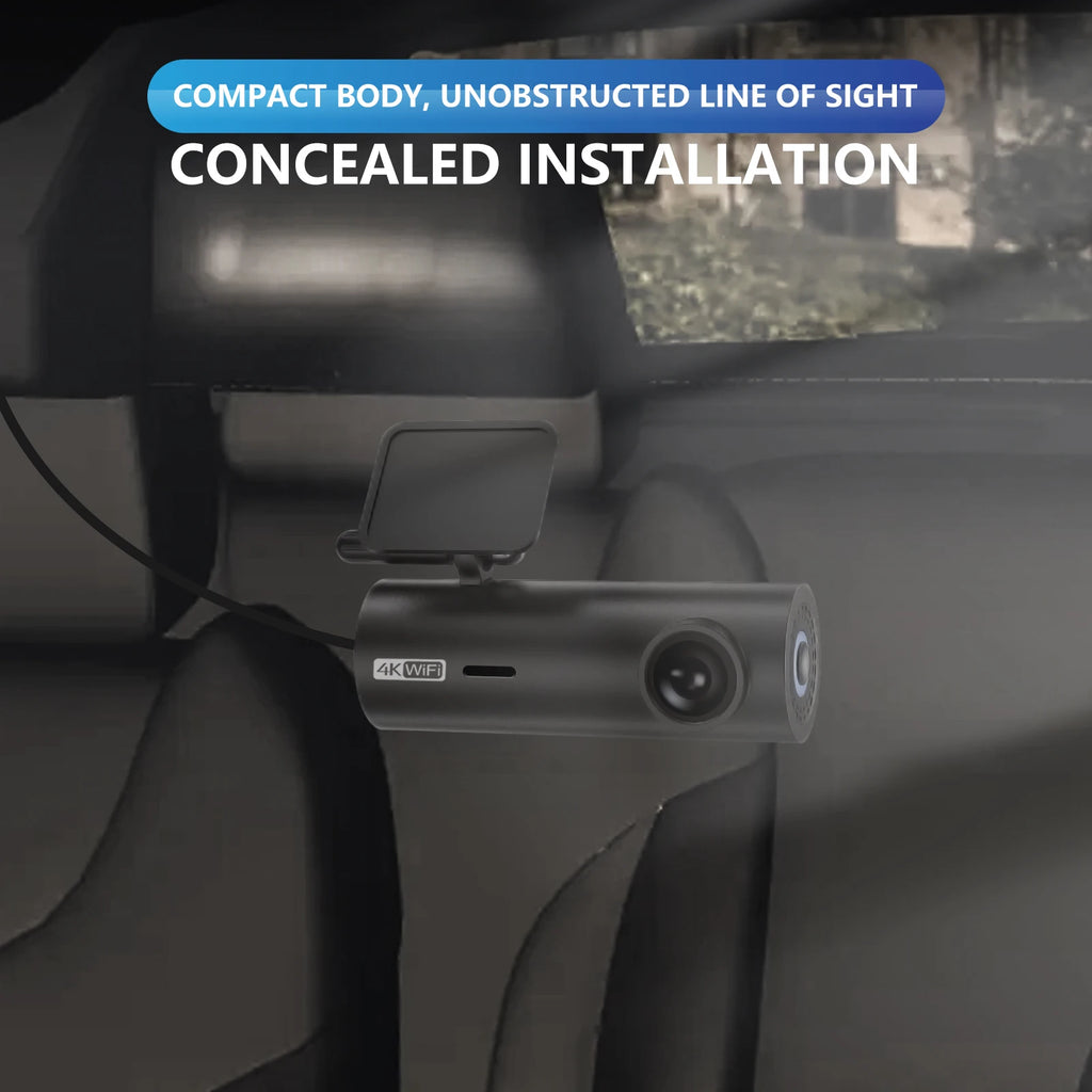 TechSight Dash Cam 4K Ultra HD | WiFi, Vision Nocturne & Parking 24h