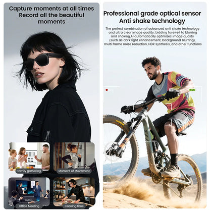 "TechSight.vision - Lunettes Connectées AI 4K Caméra Bluetooth"