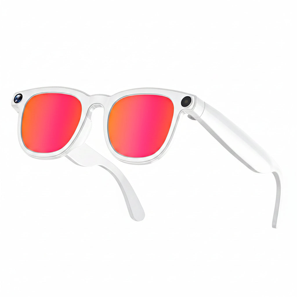 Smart Glasses AI Pro | Caméra 8MP HD, Bluetooth 5.3 & Assistant Vocal – TechSight.vision