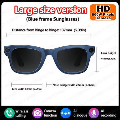 "TechSight.vision - Lunettes Connectées AI 4K Caméra Bluetooth"