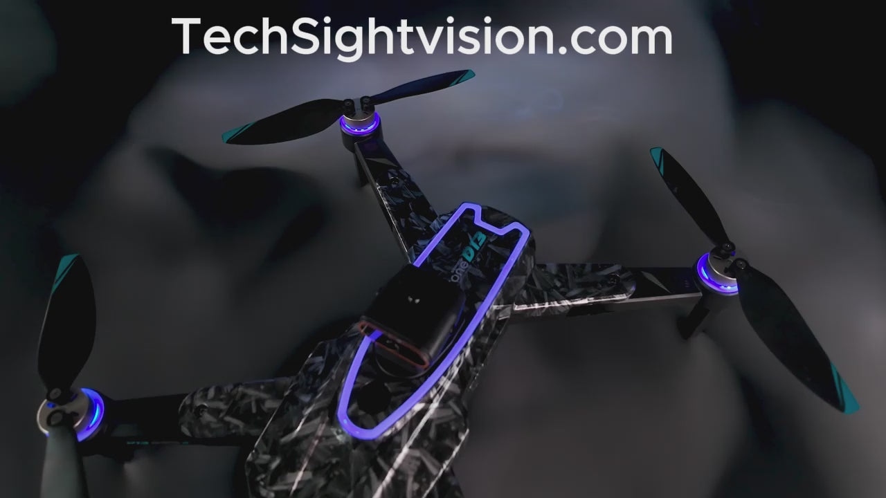 TechSight Drone D13 4K - Triple Caméra HD Professionnelle