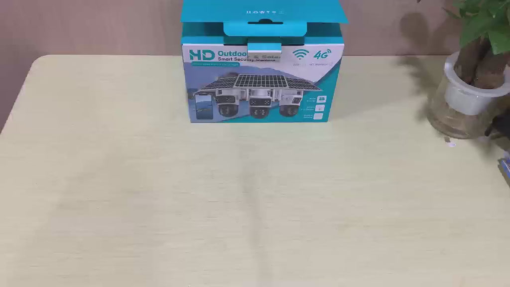 Caméra Solaire WiFi TechSight.vision - Zoom 10X 4K 12MP Double Écran Vision Nocturne Couleur