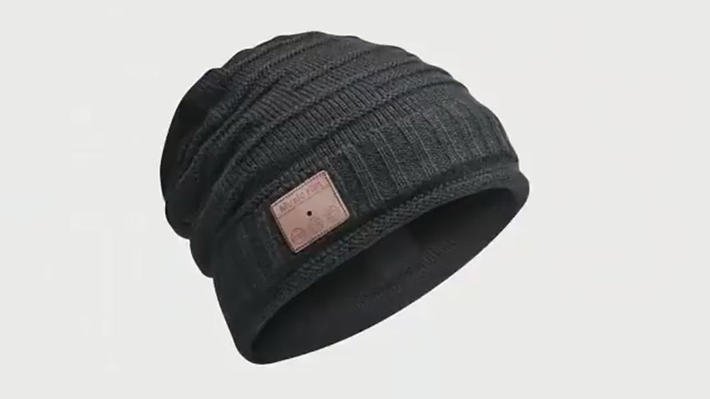 TechSight.vision Bonnet Bluetooth Appel et Musique - Chapeau Mains-Libres Doublure Velours Automne Hiver